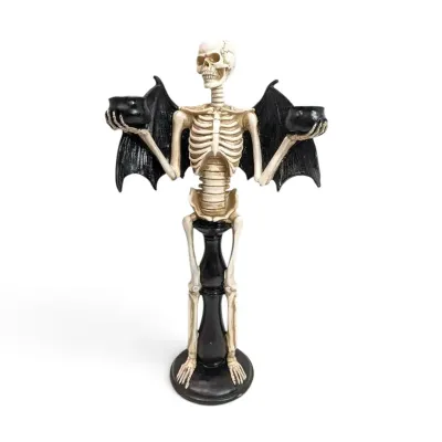 Halloween Skeleton Candle Holder