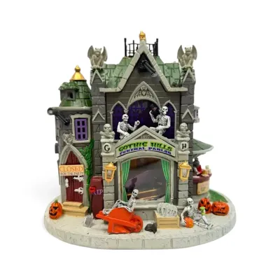Lemax Spooky Town “Gothic Hills Funeral Parlor” 