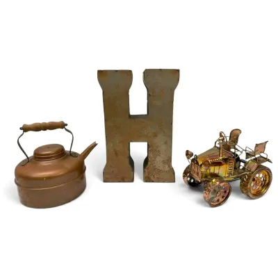 Rusted Metal Decorations