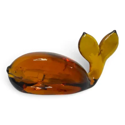 Decorative Amber Whale