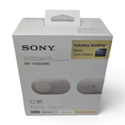Sony WF-1000XM3 Wireless Noise-Cancelling Earbuds - Factory Sealed!