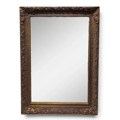 Gold-Toned Mirror (42" Tall)
