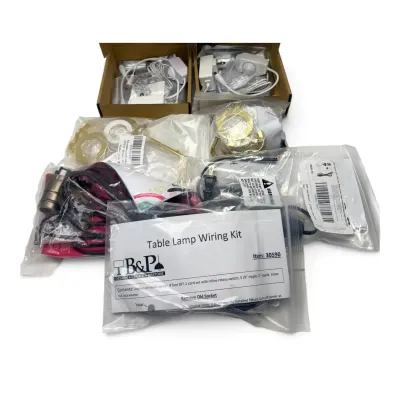 B&P Table Lamp Wiring Kit & LED Light Strips