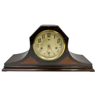 Vintage Wooden Lincoln Mantle Clock