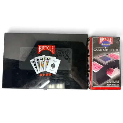 Bicycle Poker Set & Card Shuffler