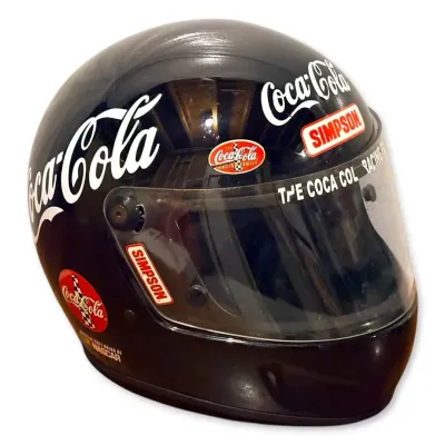Simpson Coca-Cola NASCAR Racing Helmet