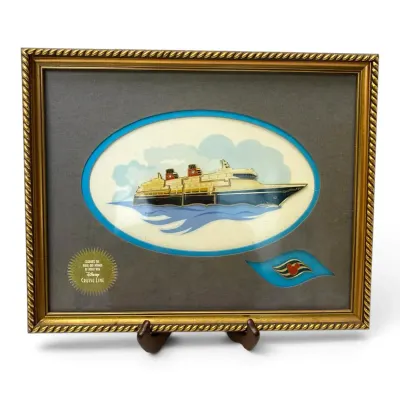 Framed Disney Cruise Line Exclusive AAA/CAA Pin Set