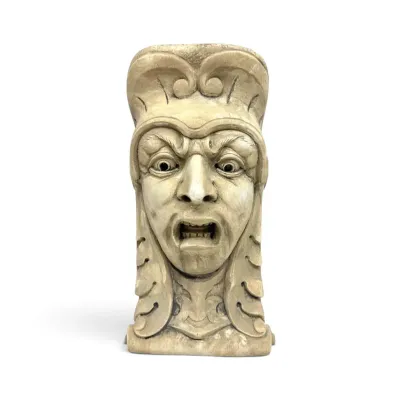 Gothic Plaster Corner Sculpture/Bust