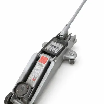 Silver Metal Hydraulic Floor Jack