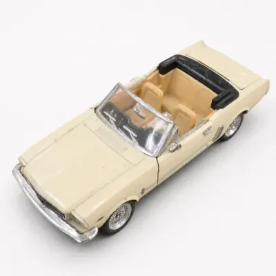 Cream Convertible Die-Cast Toy Car