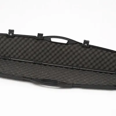 Black Hard Plastic Rifle Case With Foam Interior