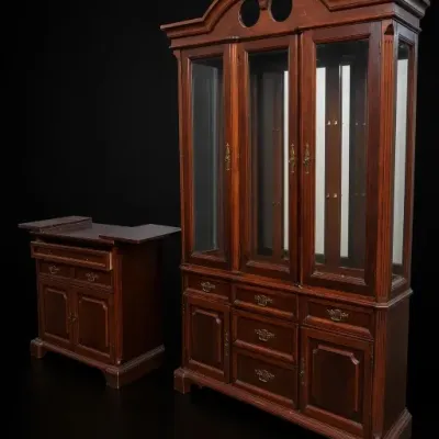 Wood China Cabinet and Sideboard