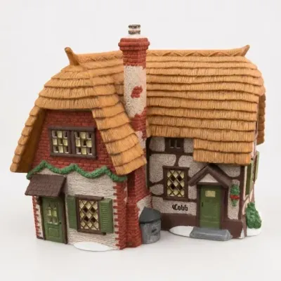 Cobb Ceramic Cottage Figurine