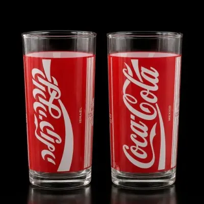 Sale Photo Thumbnail #72: Pair of Coca-Cola Logo Glasses
