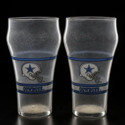 Sale Photo Thumbnail #3: Pair of Dallas Cowboys Glasses