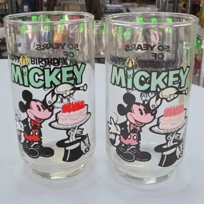 Sale Photo Thumbnail #206: Pair of Happy Birthday Mickey Mouse Glasses