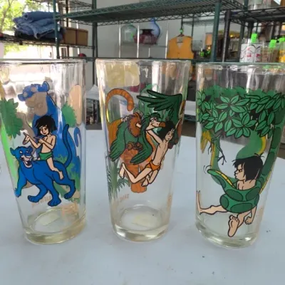 Sale Photo Thumbnail #178: Set Of Three Jungle Book Character Glasses