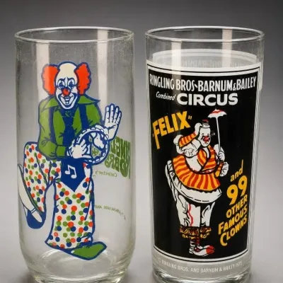 Sale Photo Thumbnail #376: Ringling Bros. Barnum & Bailey Circus Clown Glasses Pair