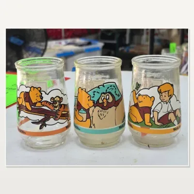 Sale Photo Thumbnail #149: Winnie the Pooh Character Glasses Trio