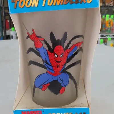 Sale Photo Thumbnail #228: Marvel Spider-Man Toon Tumblers Glass in Box