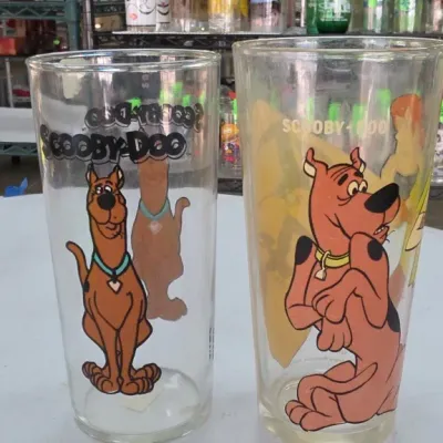 Sale Photo Thumbnail #198: Scooby-Doo Character Glass Tumblers Pair