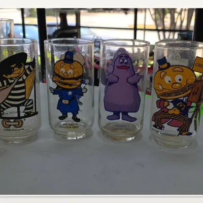 Sale Photo Thumbnail #28: McDonald’s Character Glasses Set of Four