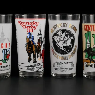 Sale Photo Thumbnail #307: Kentucky Derby Collectible Glasses Group