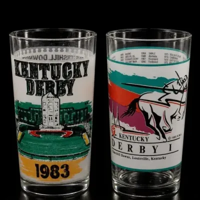 Sale Photo Thumbnail #24: Kentucky Derby 1983 and Derby I Glasses