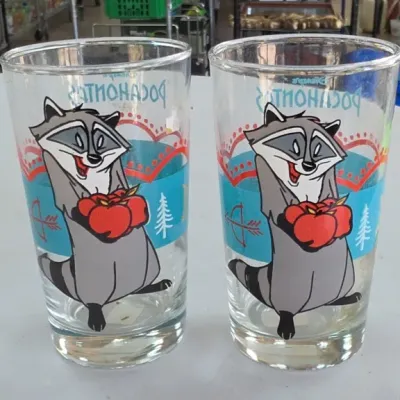 Sale Photo Thumbnail #294: Pair of Pocahontas Meeko Character Glasses
