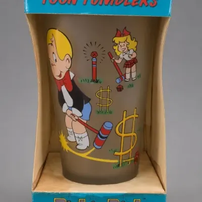 Sale Photo Thumbnail #231: Richie Rich Toon Tumblers Glass in Box