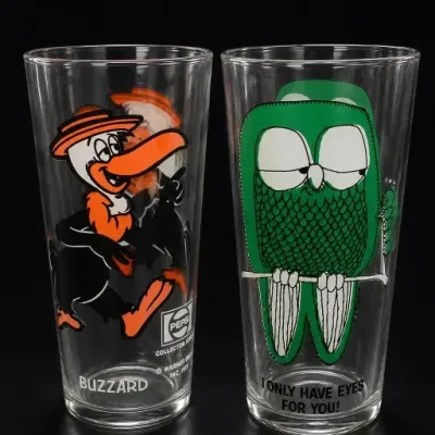 Sale Photo Thumbnail #321: Pair of Pepsi Collector Series Cartoon Glasses
