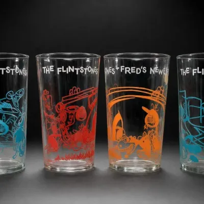 Sale Photo Thumbnail #240: The Flintstones Character Glasses Set