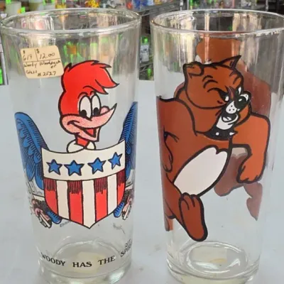 Sale Photo Thumbnail #397: Woody Woodpecker and Cartoon Bulldog Glasses