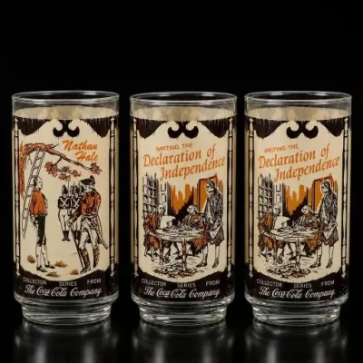 Sale Photo Thumbnail #157: Coca-Cola Company Collector Series Glasses Set of 3