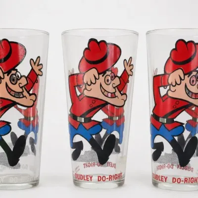 Sale Photo Thumbnail #208: Dudley Do-Right Character Glasses Trio