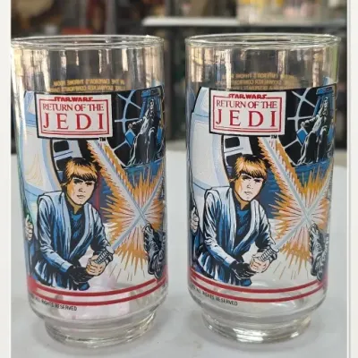 Sale Photo Thumbnail #131: Pair of Star Wars Return of the Jedi Glasses