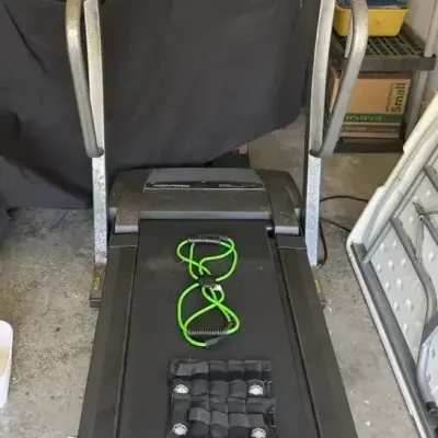 ProForm 545S SpaceSaver Treadmill with Exercise Accessories