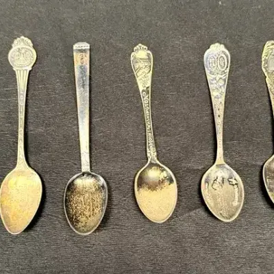 Sterling Silver Souvenir Spoon Collection