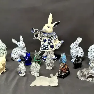 Lenox, Andrea by Sadek, Oneida Crystal & Irish Glass Rabbit Collection