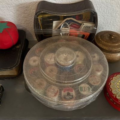Sale Photo Thumbnail #15: Antique and vintage Sewing supplies. 