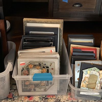 Sale Photo Thumbnail #29: Assorted Picture Frames. 