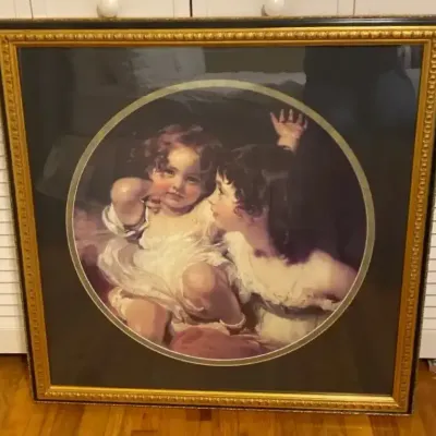 "The Calmady Children" Framed Art Reproduction
