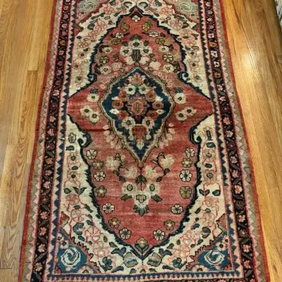 Hand-Knotted Wool Area Rug