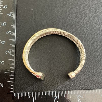 Sale Photo Thumbnail #204: Beautiful SilverTone and Gold Tone Bracelet 
Please see attached pictures