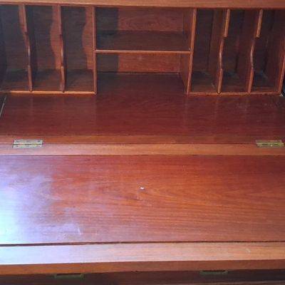 Sale Photo Thumbnail #90: Asian Mahogany Secretary Desk 18"x37"x44"