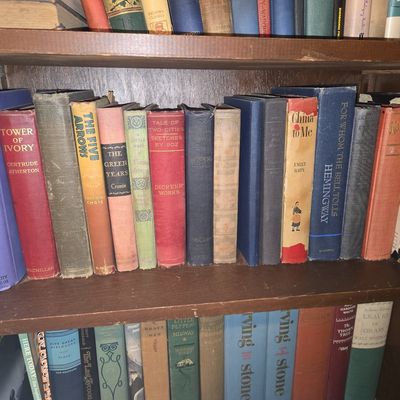 Sale Photo Thumbnail #492: Collection of Vintage Hardcover Literature - Decorative and Reading Copies