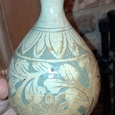Sale Photo Thumbnail #248: Korean Buncheong Ware Vase