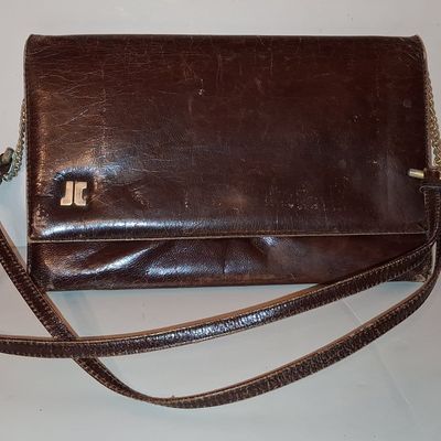 Sale Photo Thumbnail #573: André Courrèges Vintage Leather Shoulder Bag