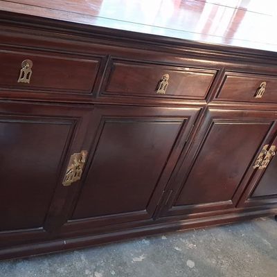 Sale Photo Thumbnail #24: Vintage Rosewood Chinese Sideboard 5'6"x1'8"x2'9"