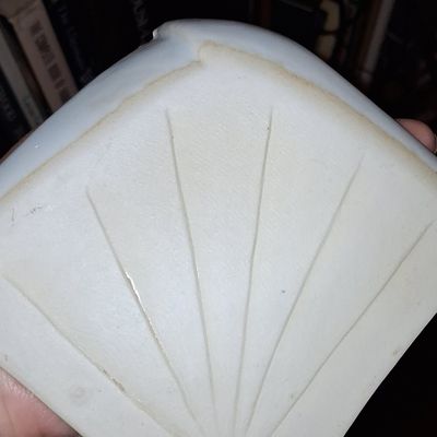 Sale Photo Thumbnail #799: Vintage Japanese Blue and White Ceramic Square Dish